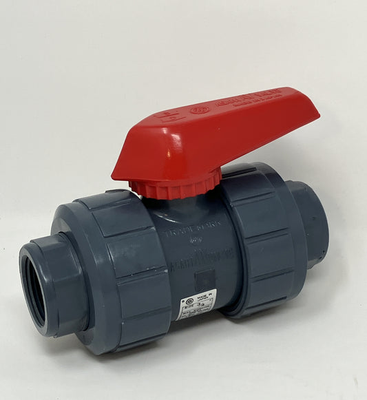 Asahi True Union Ball Valve 3/4" NPT PVC EPDM New, NM