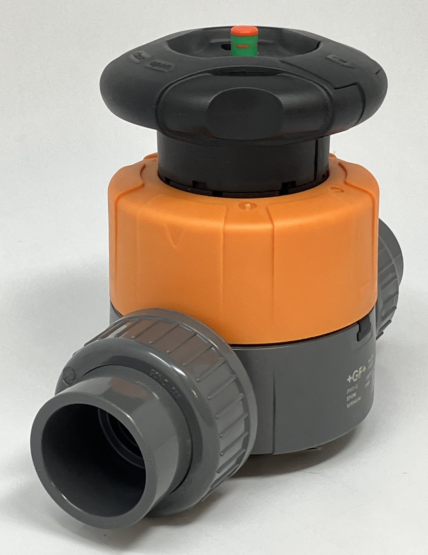 +GF+ Type 514 1" Socket PVC/EPDM Manual Diaphragm Valve